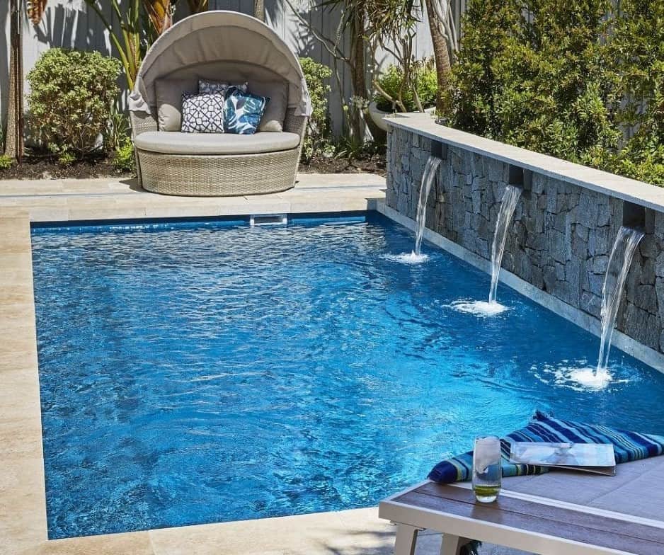 plunge pool installed in your backyard space